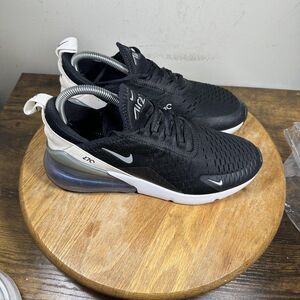 Nike Air Max 270 Shoes Womens Size 8.5 Black White Running Sneakers DZ7736-002